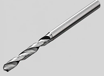 Solid carbide through coolant drill with internal coolant channels