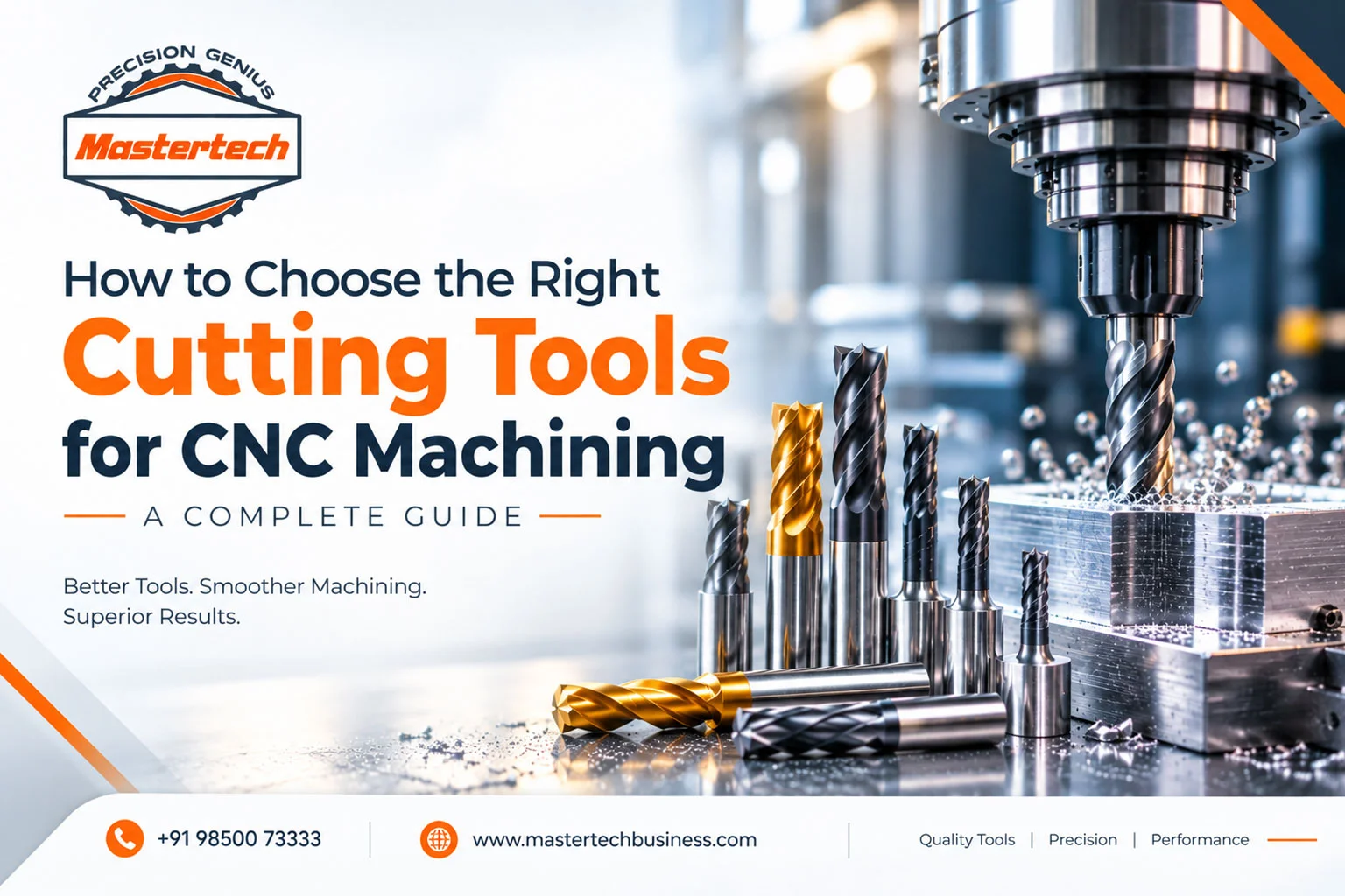 Cutting tools for CNC machining