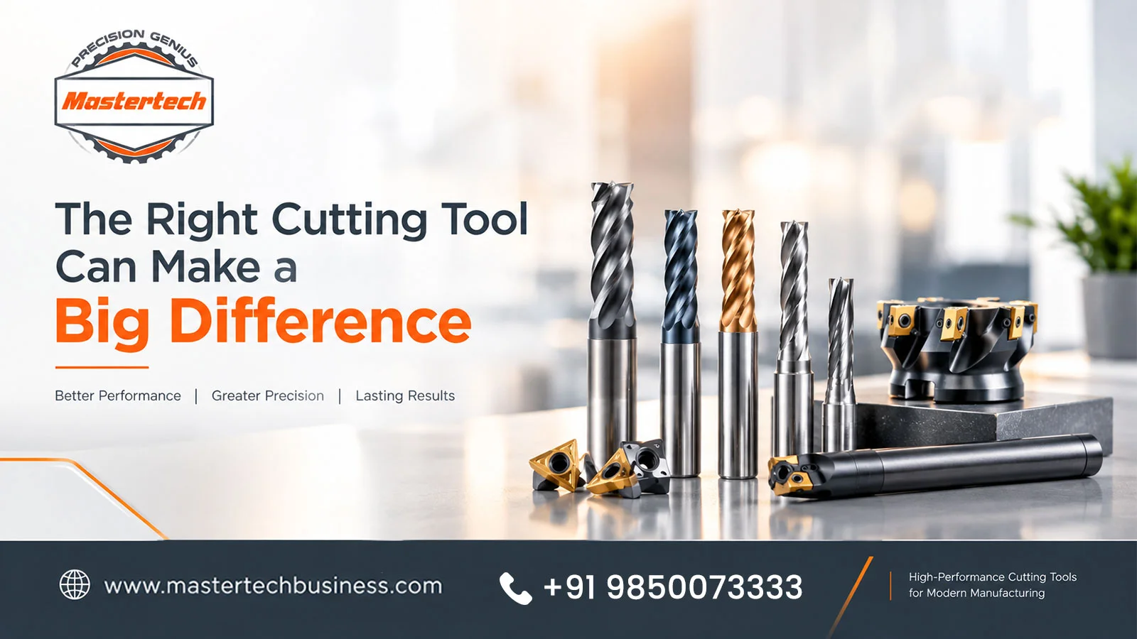 Cutting tools manufactured by Mastertech in Pune